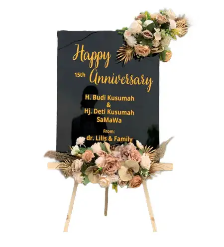 Papan Bunga Akrilik 5 Ulu