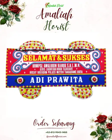 Papan Bunga Ucapan Selamat 5 Ulu